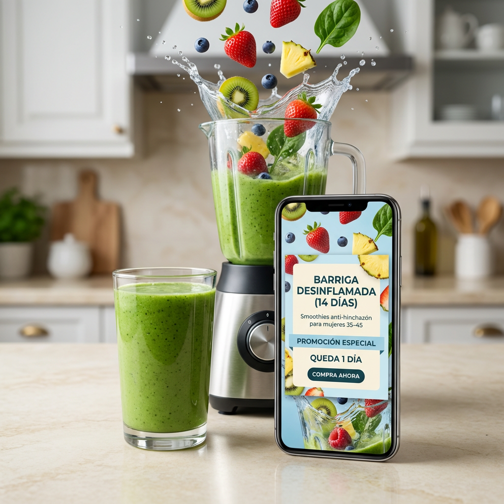 Smoothies para desinflamar en 14 dias.