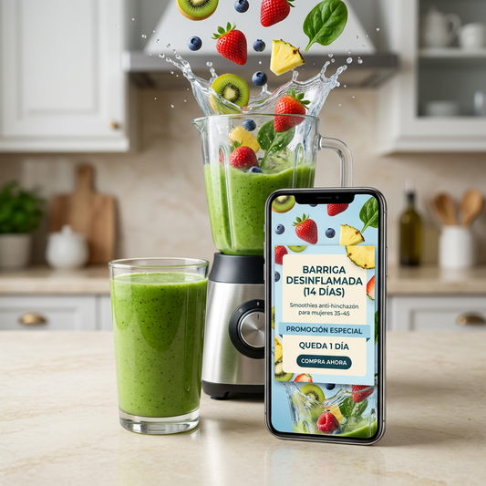 Smoothies para desinflamar en 14 dias.